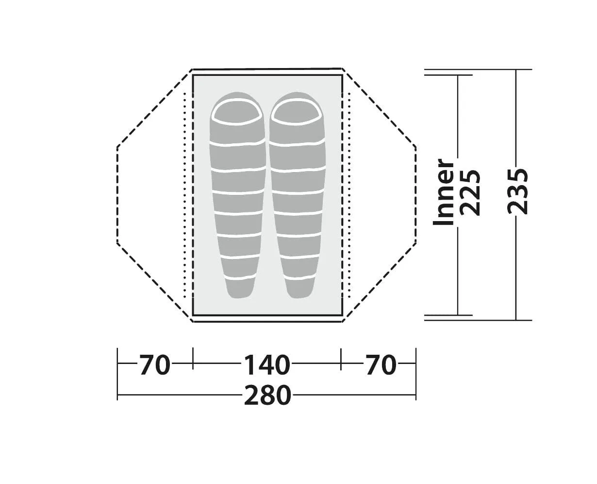 Robens Lodge 2 Lightweight Dome Tent