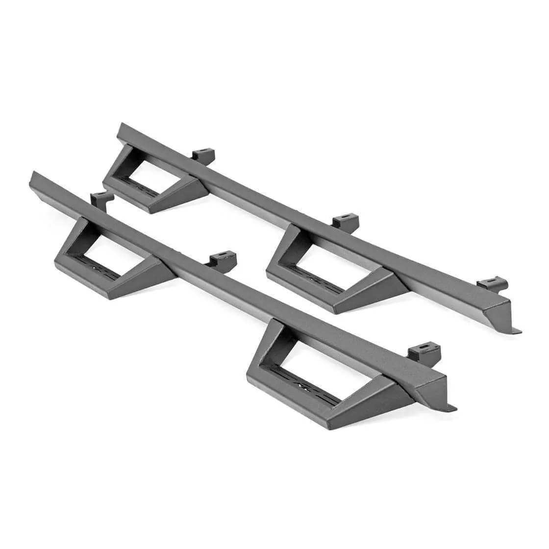 Rough Country Jeep Wrangler JL Fabricated Drop Steps | 4-Door (FREE SHIPPING TO LOWER 48)
