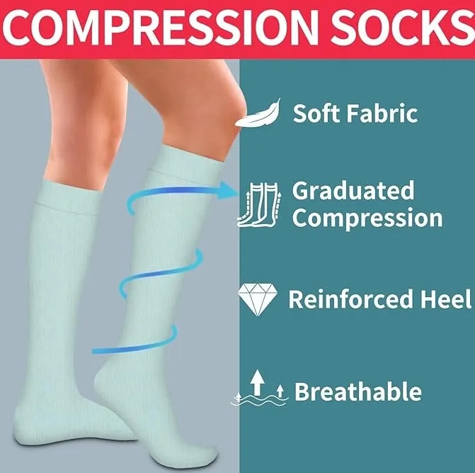 ROYALUCK New Compression Socks 3 Pairs Set Sports Socks