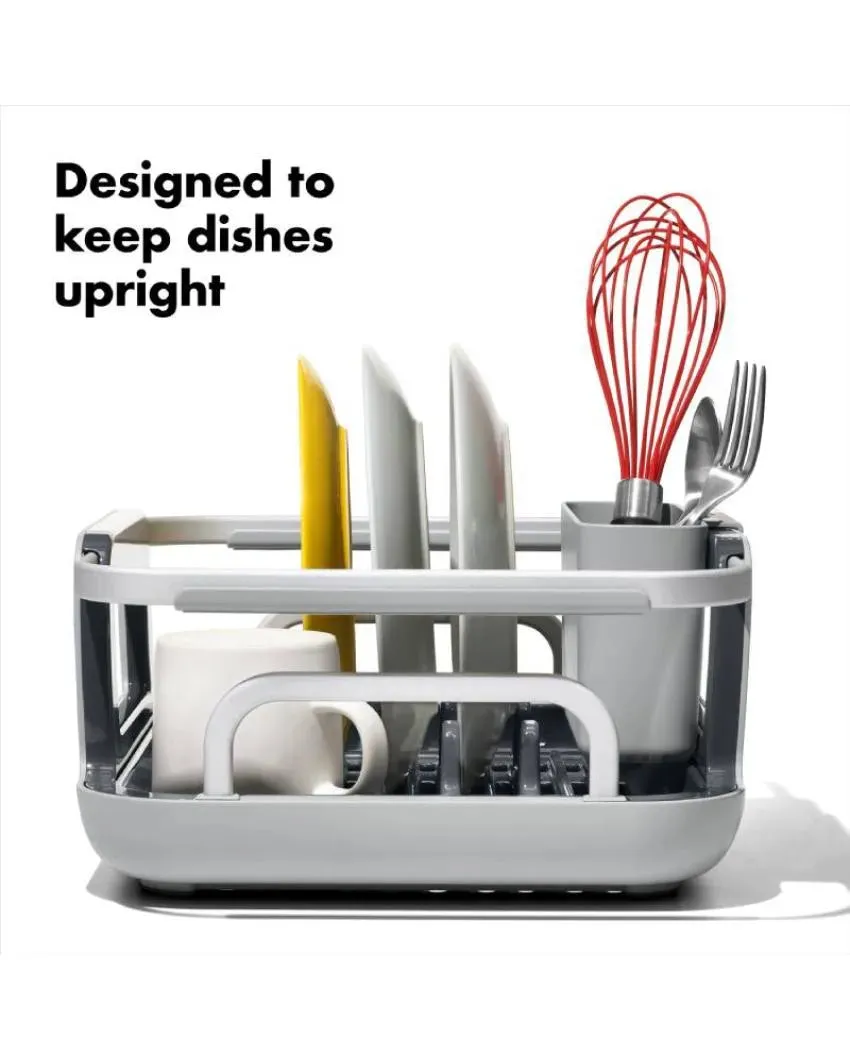 Rust-Proof Aluminum Extendable Sink Dish Rack Silver | 15 x 12 x 6 inches