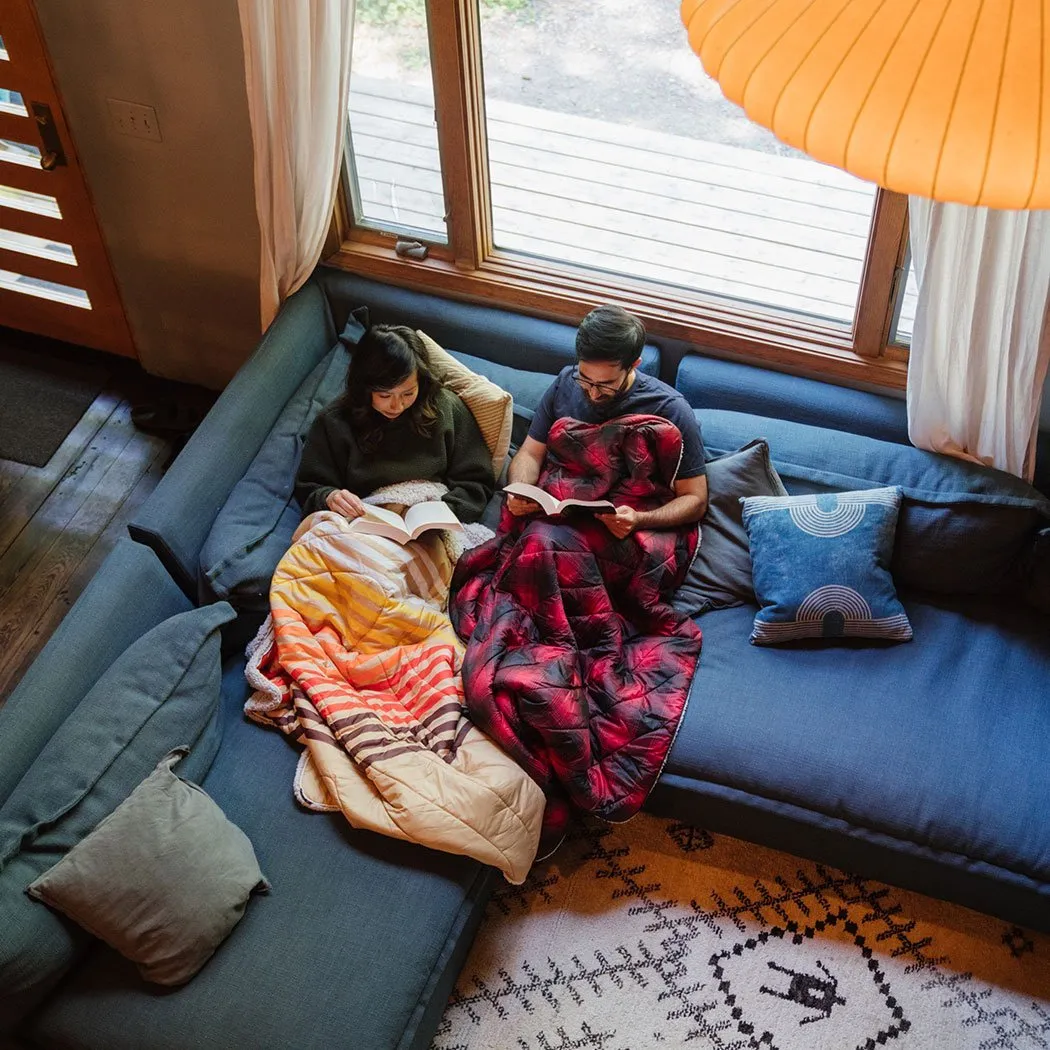 Sherpa Puffy Blanket