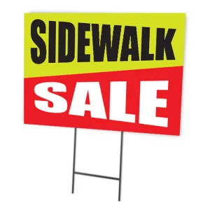 Sidewalk Sale Full Color Double Sided Sign