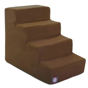 Suede 4 Step Pet Stairs (Heavy-Duty)