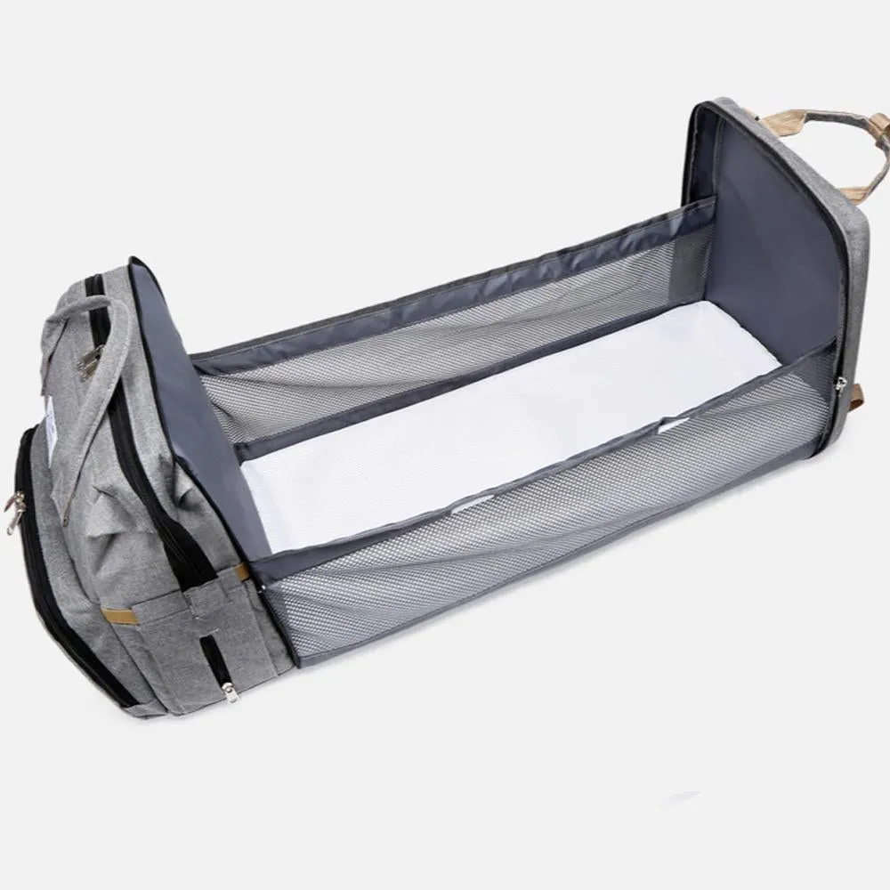 Travel Diaper Bag with Baby Bed – Versatile Baby Gear Solution