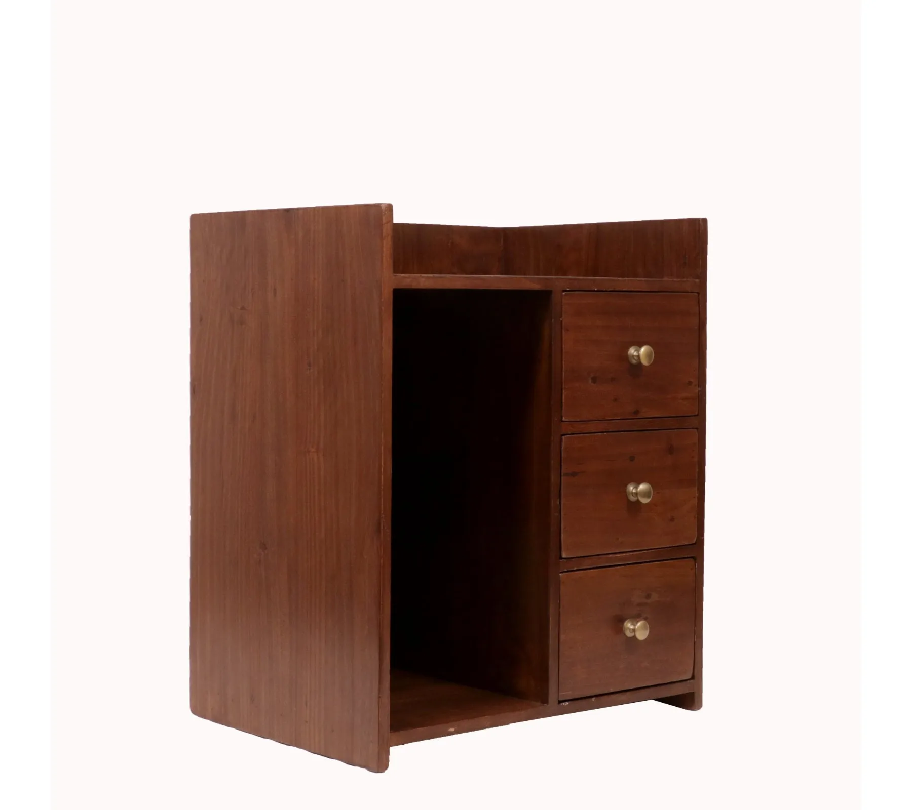 Triple Storage Night Stand (Left Side Drawer)