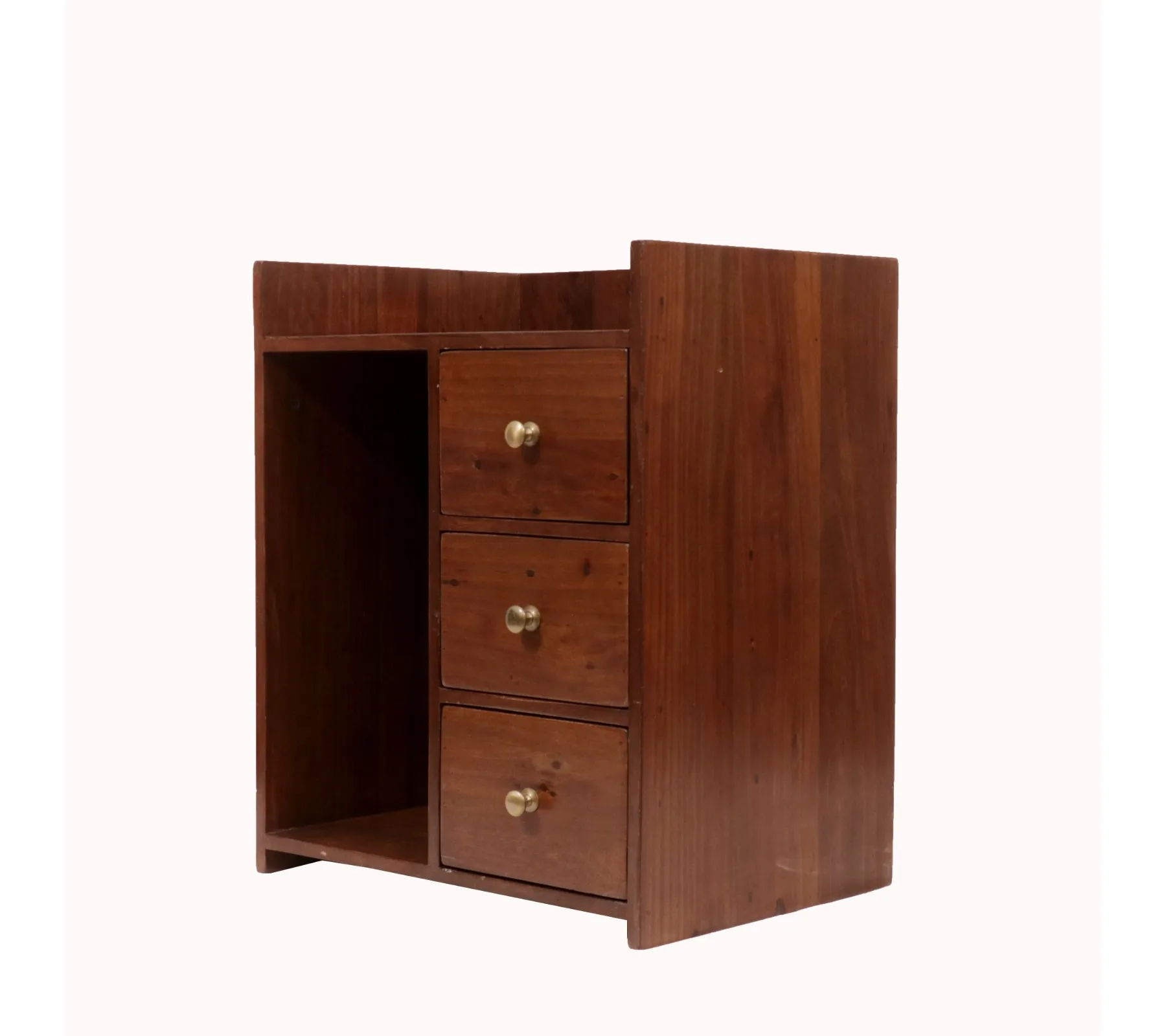Triple Storage Night Stand (Left Side Drawer)