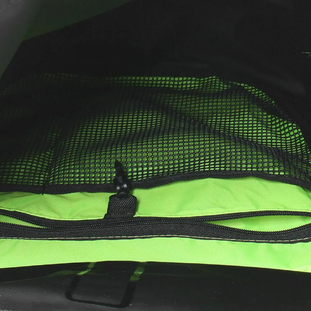 Venzo 25L Bike Bicycle Rear Rack Pannier Bag - 600D TPU & Polyester Waterproof - Bike Storage Grocery Accessory Bag Great for Bike Riding