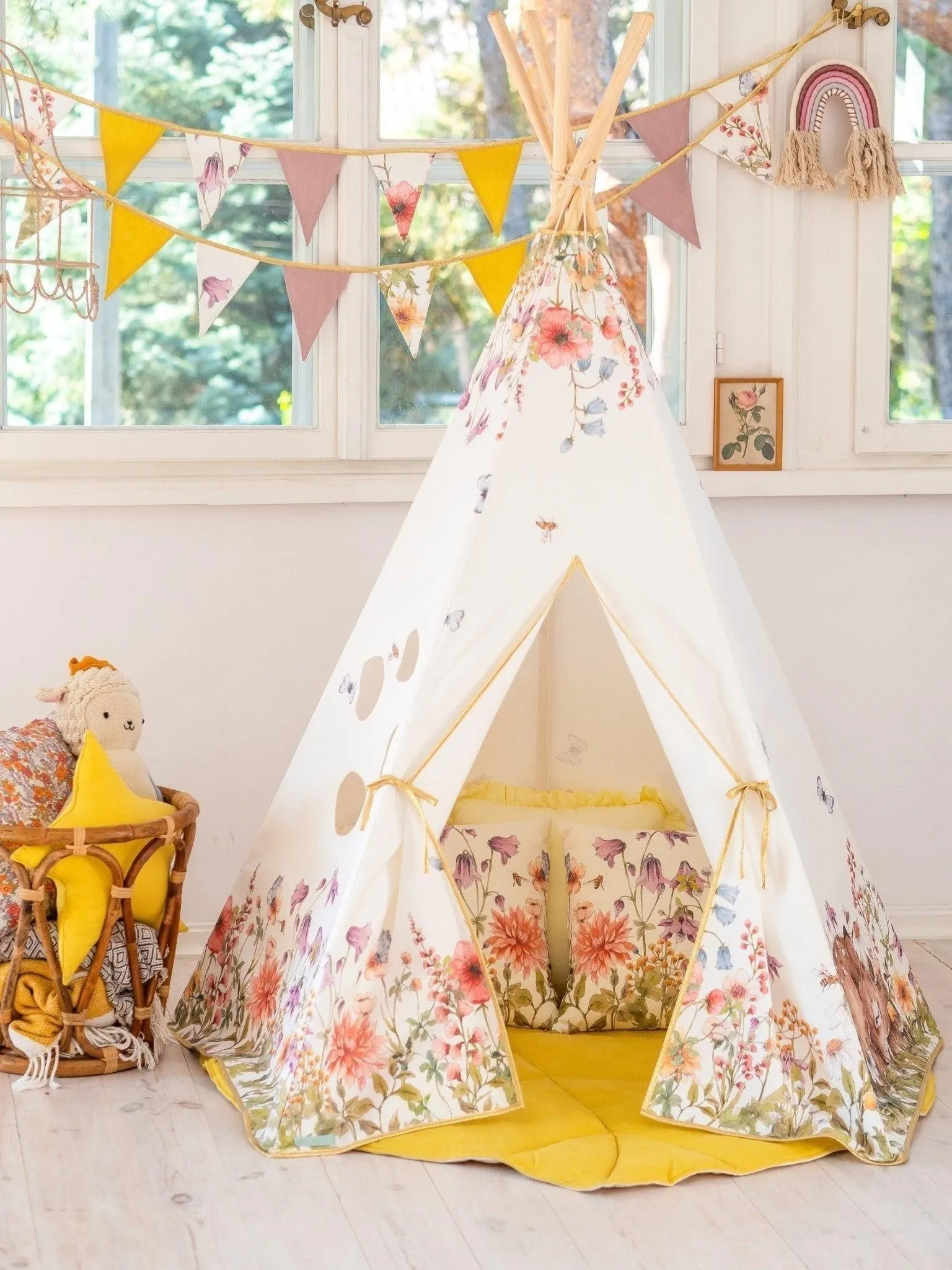 Wildflowers Teepee Tent