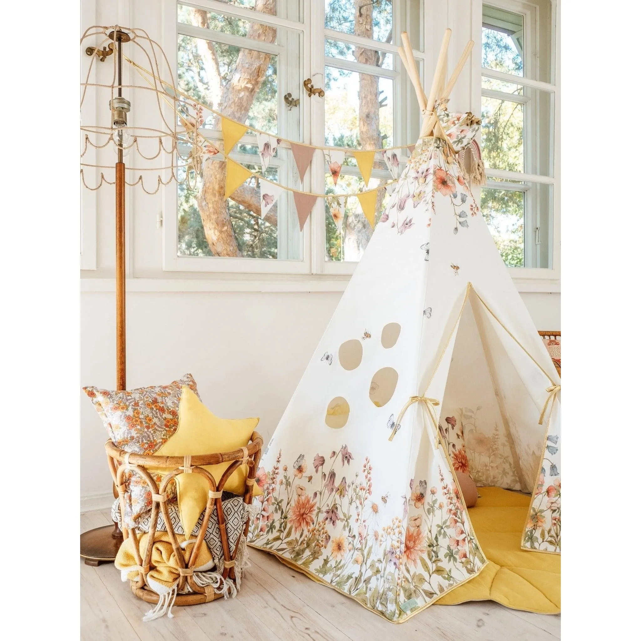 Wildflowers Teepee Tent