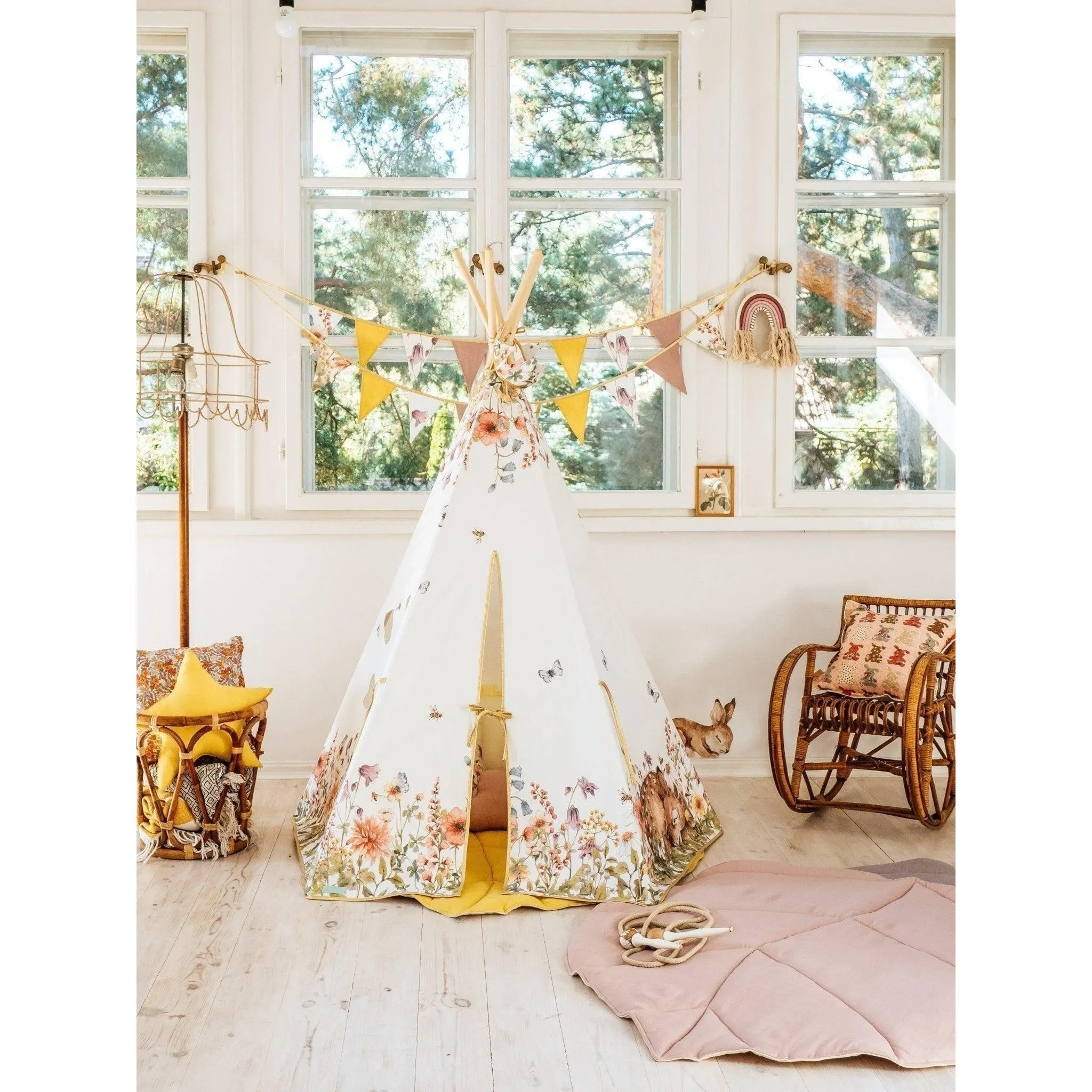 Wildflowers Teepee Tent