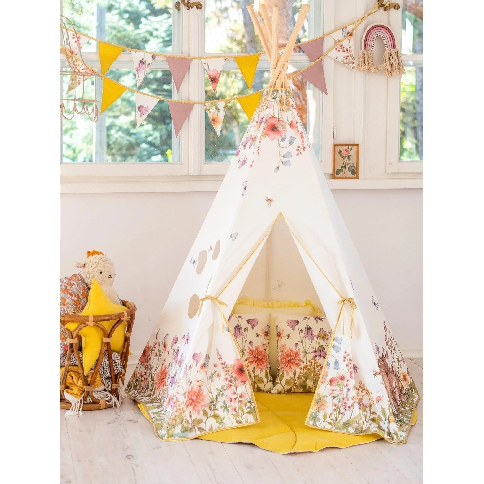Wildflowers Teepee Tent