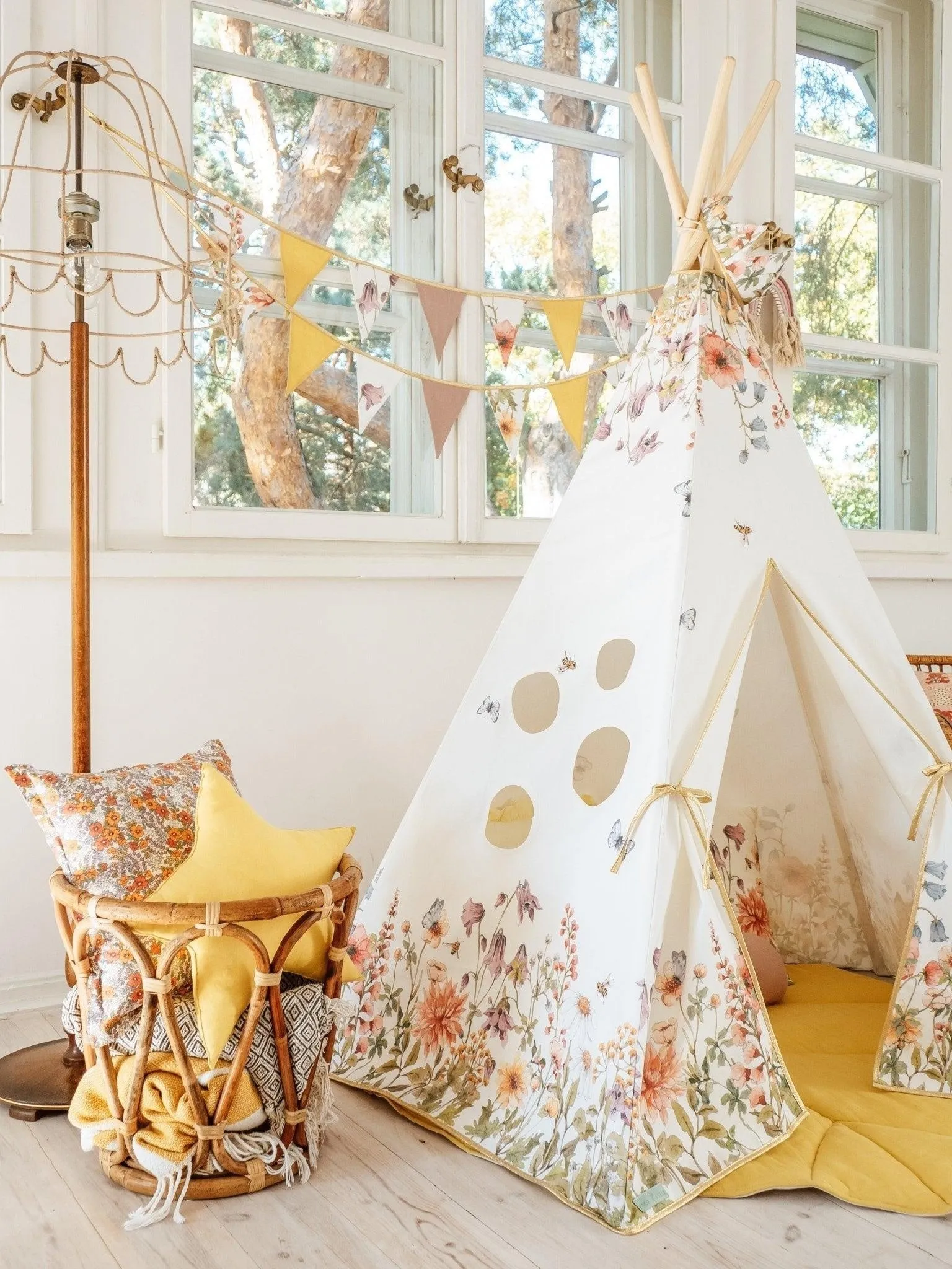 Wildflowers Teepee Tent
