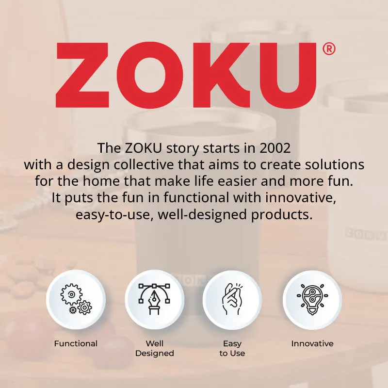 Zoku Unicorn Kids Pocket Stainless Steel Cutlery with Teal Travel Case | Set of 4 | 2 x 1 x 7 inches